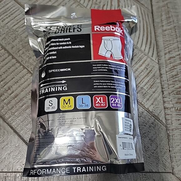 Reebok Black 3-Pack Performance Boxer Briefs - Picture 2 of 5